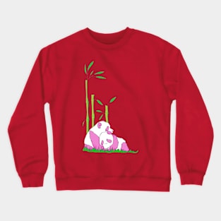 Pink Pandas Crewneck Sweatshirt